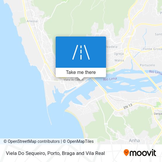 Viela Do Sequeiro mapa