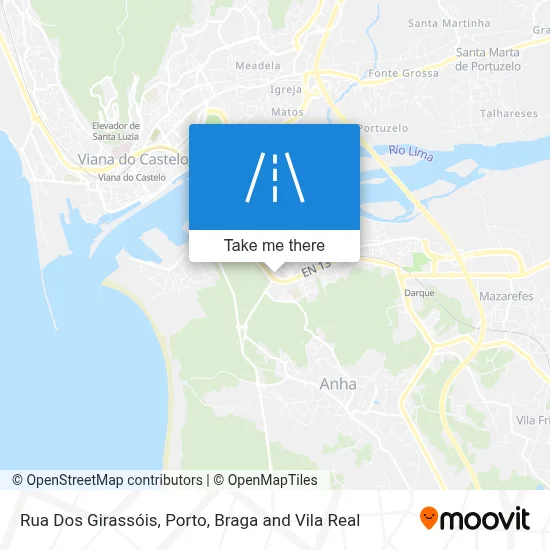 Rua Dos Girassóis map