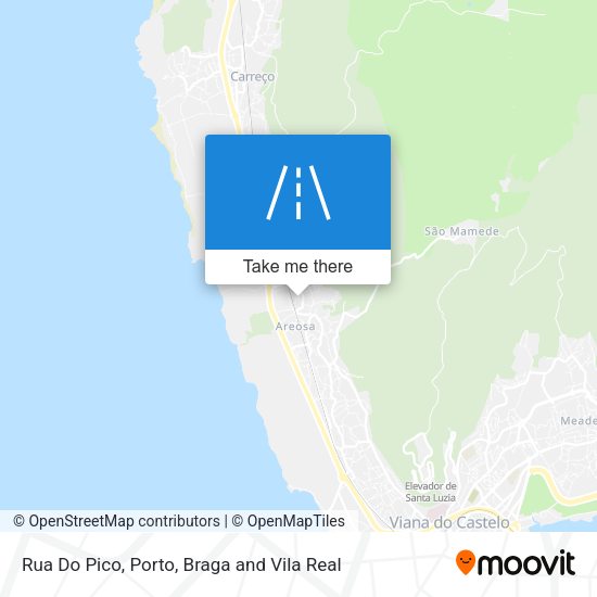 Rua Do Pico mapa