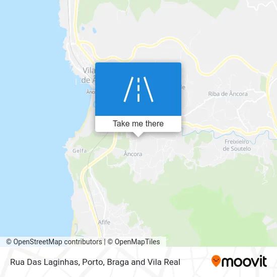 Rua Das Laginhas map