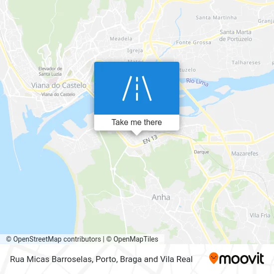 Rua Micas Barroselas map