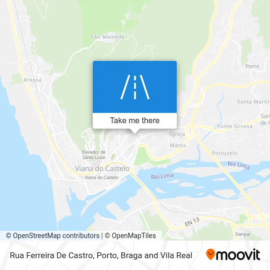 Rua Ferreira De Castro map