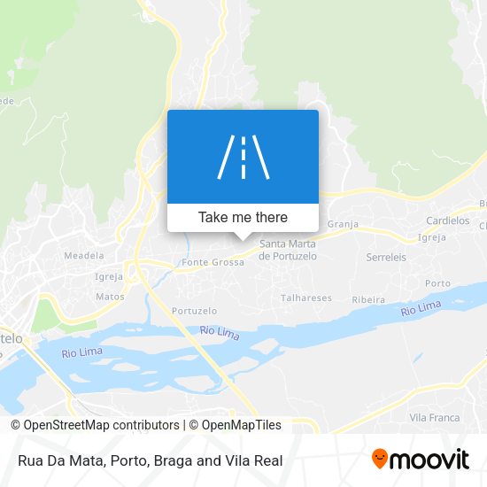 Rua Da Mata map