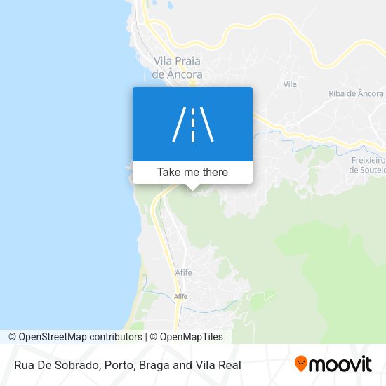 Rua De Sobrado mapa