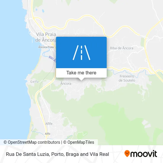 Rua De Santa Luzia map