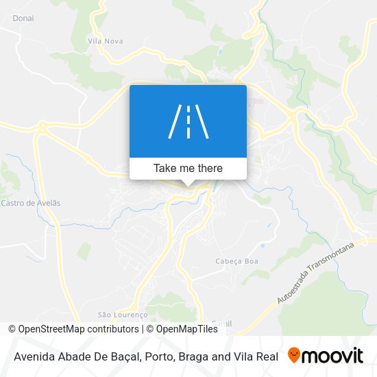 Avenida Abade De Baçal mapa