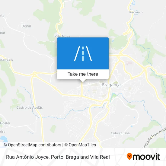 Rua António Joyce map