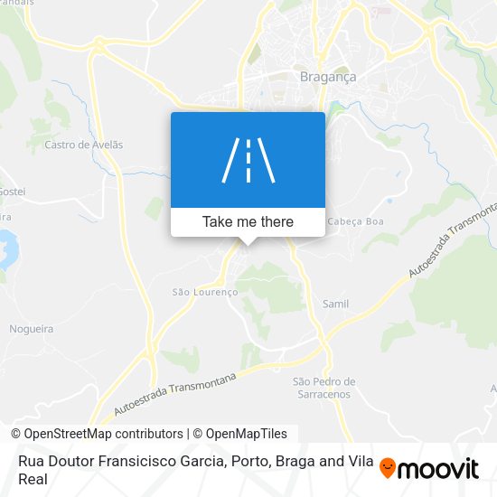 Rua Doutor Fransicisco Garcia map