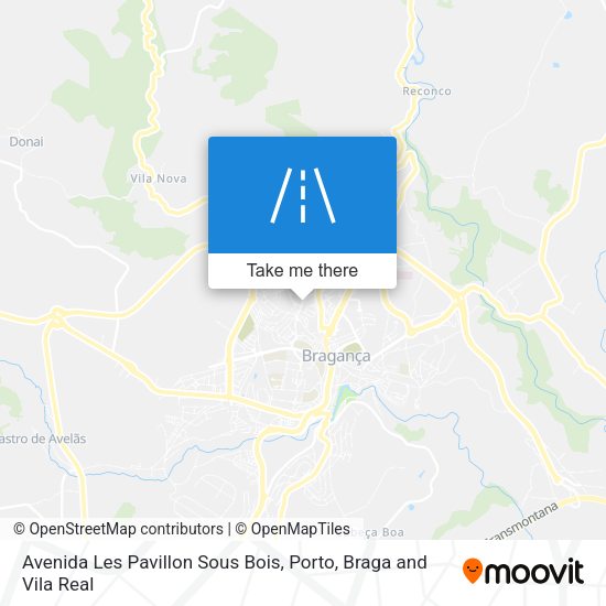 Avenida Les Pavillon Sous Bois map