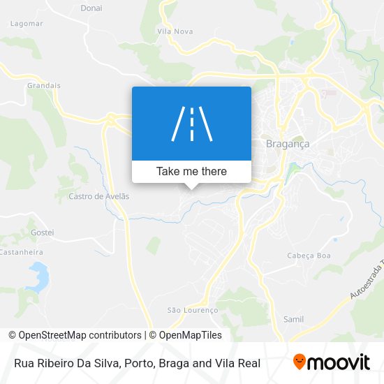 Rua Ribeiro Da Silva mapa