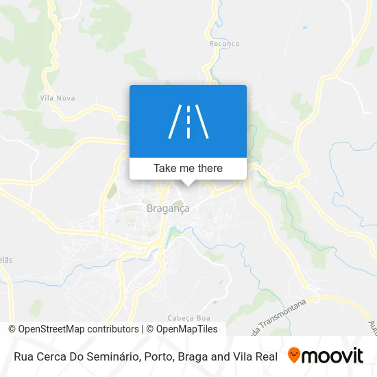 Rua Cerca Do Seminário map