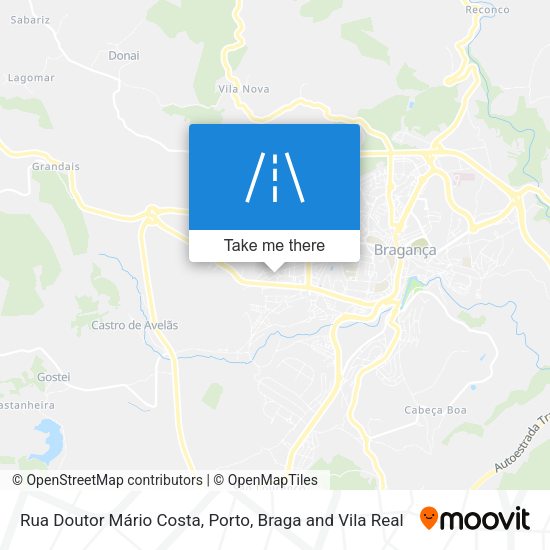 Rua Doutor Mário Costa mapa