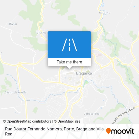 Rua Doutor Fernando Namora mapa