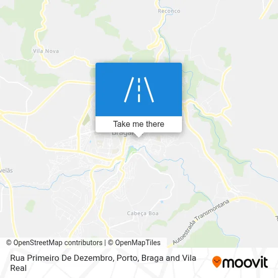 Rua Primeiro De Dezembro map