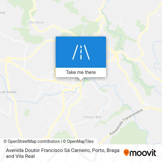 Avenida Doutor Francisco Sá Carneiro map