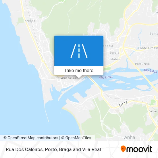 Rua Dos Caleiros map