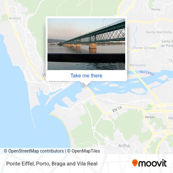 Ponte Eiffel mapa