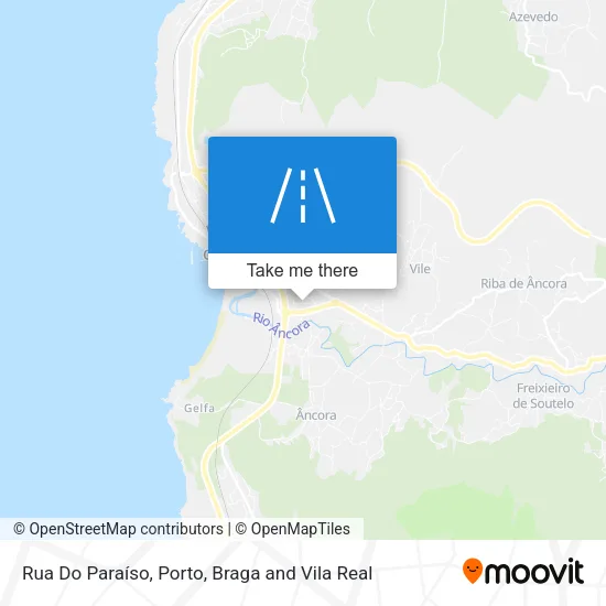 Rua Do Paraíso map