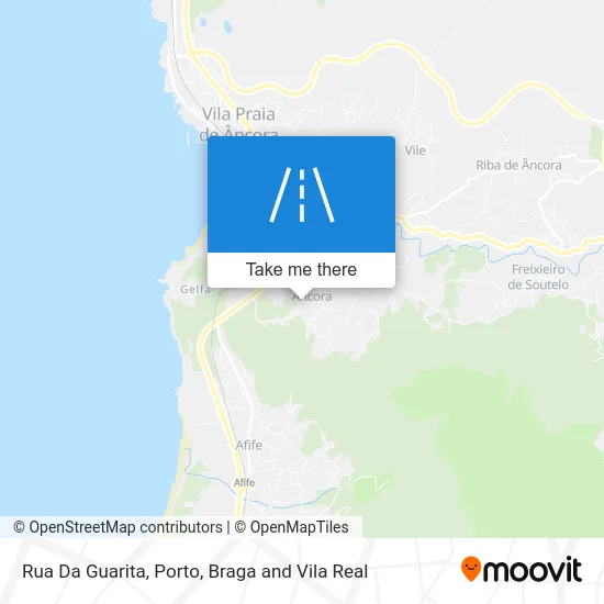 Rua Da Guarita map