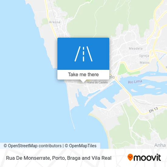 Rua De Monserrate map