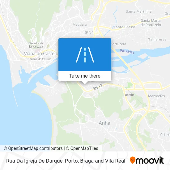 Rua Da Igreja De Darque map