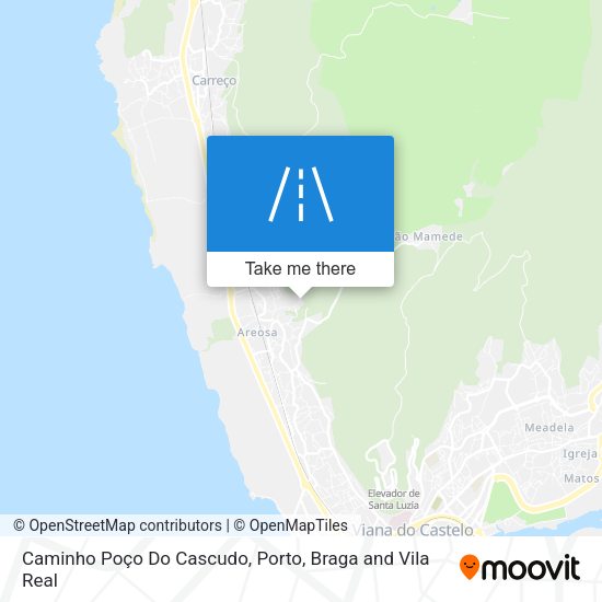 Caminho Poço Do Cascudo mapa