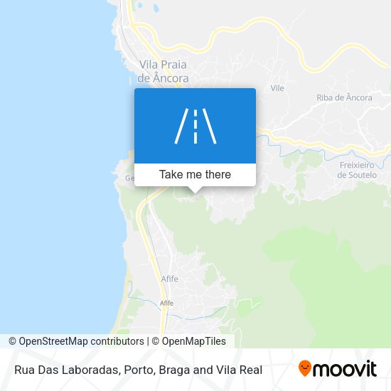 Rua Das Laboradas map