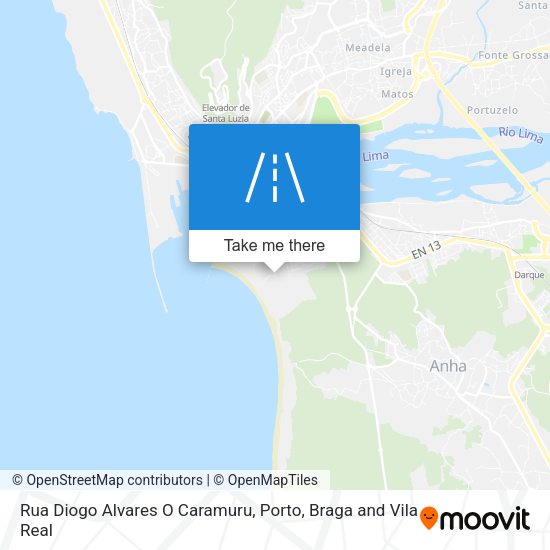 Rua Diogo Alvares O Caramuru map