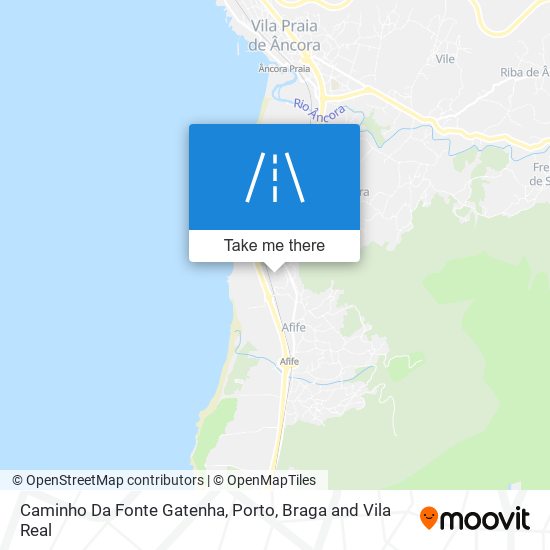 Caminho Da Fonte Gatenha map