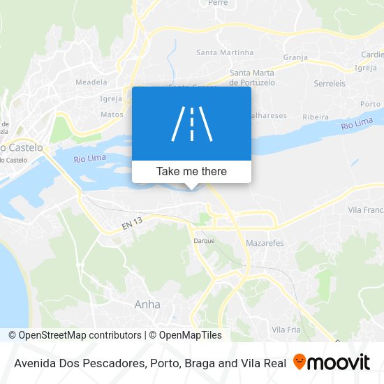 Avenida Dos Pescadores mapa