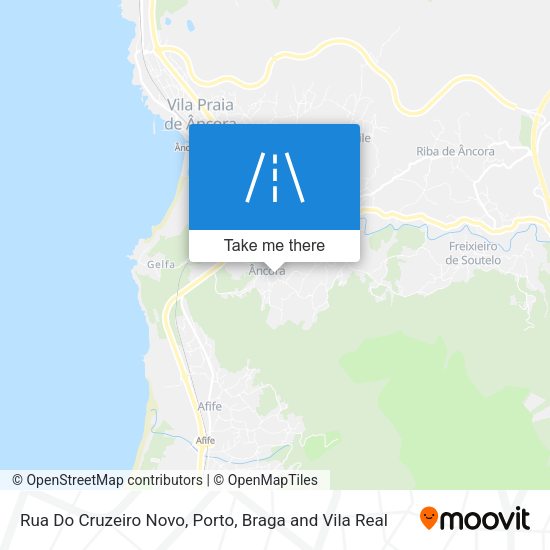 Rua Do Cruzeiro Novo map