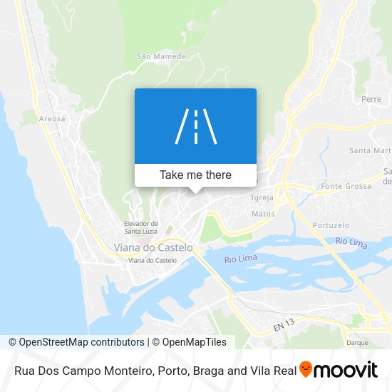 Rua Dos Campo Monteiro map