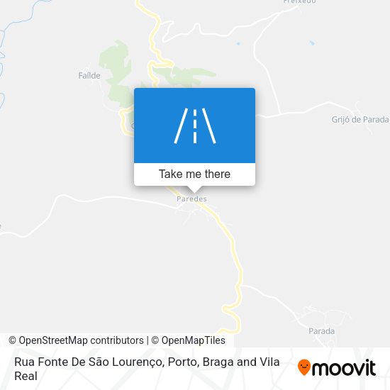 Rua Fonte De São Lourenço mapa