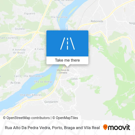 Rua Alto Da Pedra Vedra map