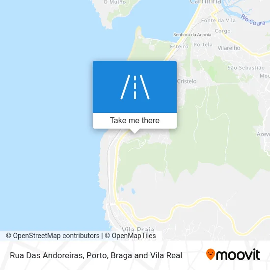 Rua Das Andoreiras map