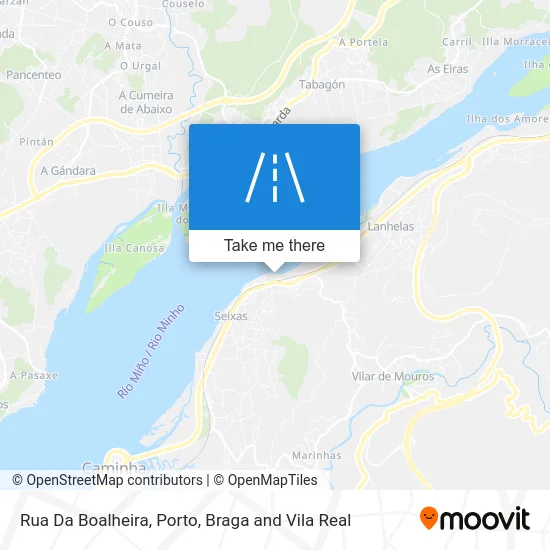 Rua Da Boalheira map
