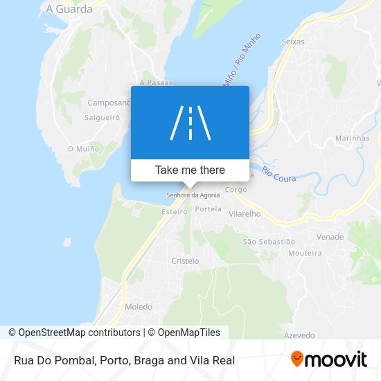 Rua Do Pombal mapa