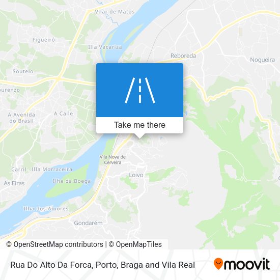 Rua Do Alto Da Forca mapa
