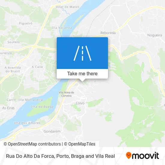 Rua Do Alto Da Forca map