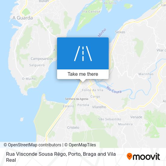 Rua Visconde Sousa Rêgo mapa