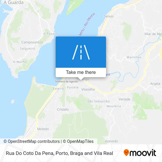 Rua Do Coto Da Pena map