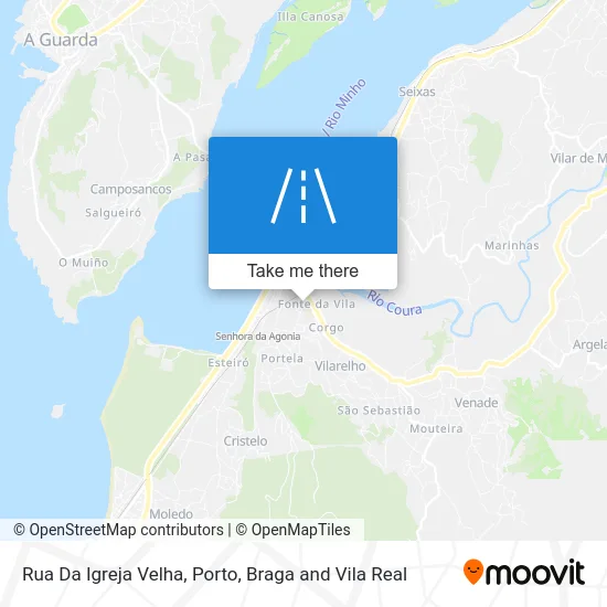 Rua Da Igreja Velha map