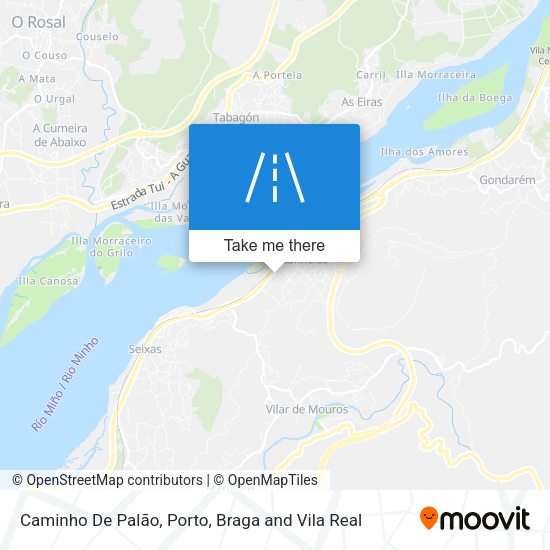Caminho De Palão mapa