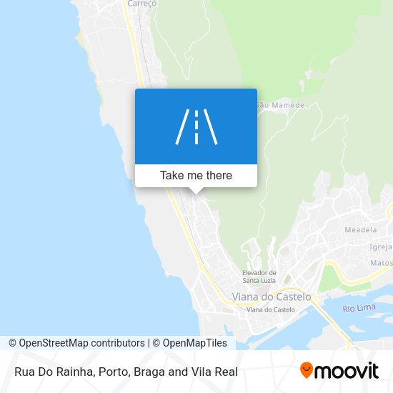 Rua Do Rainha mapa