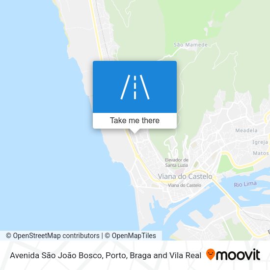 Avenida São João Bosco map