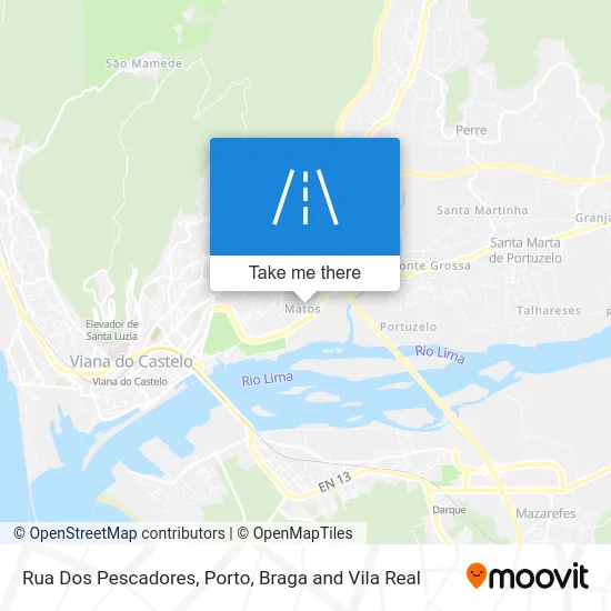 Rua Dos Pescadores map