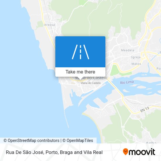 Rua De São José map