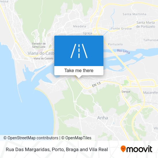 Rua Das Margaridas map