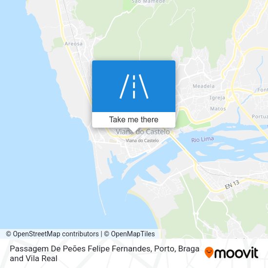 Passagem De Peões Felipe Fernandes map