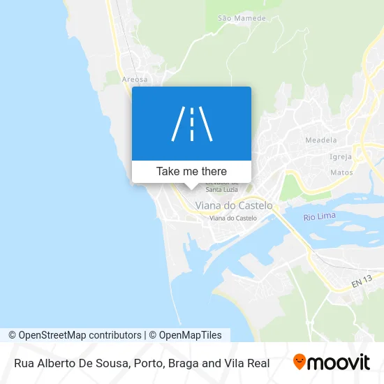 Rua Alberto De Sousa map